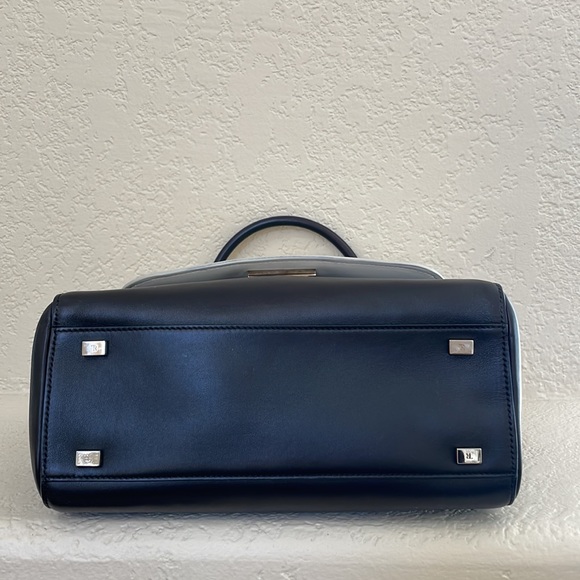 The Row Bicolor Runway Bag Black and White Top Handle - Picture 8 of 16